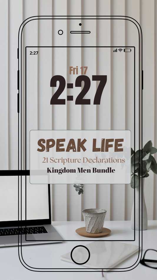 21 Scripture Wallpapers - (Kingdom Men Edition)